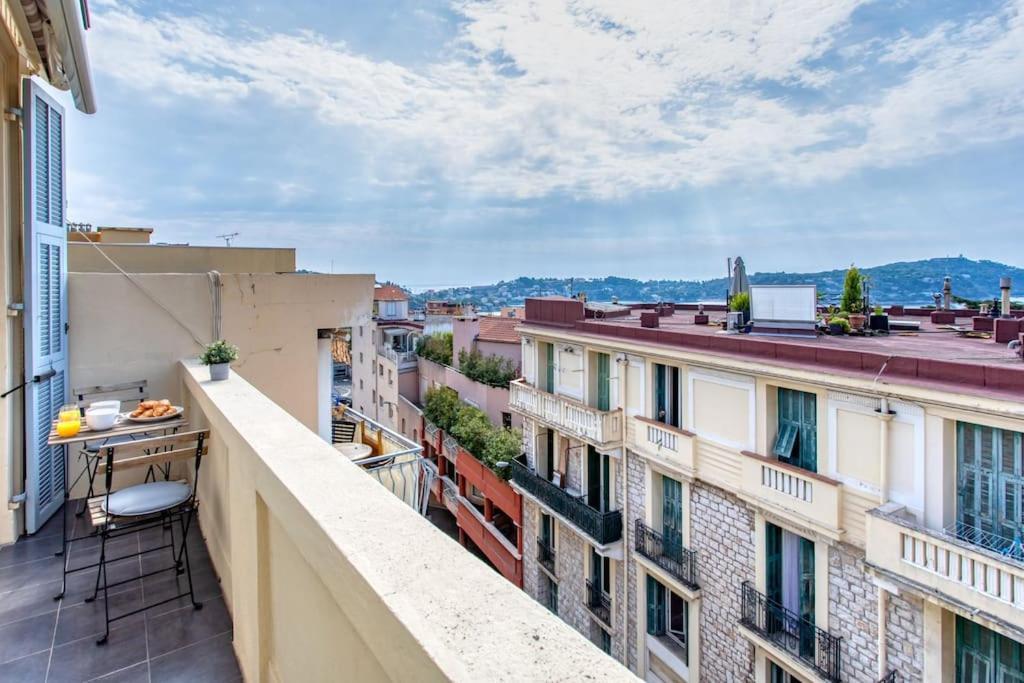 #24 Marie-Claire Suite Sea View/Balcony/Ac/5Min Port Villefranche-sur-Mer Exterior foto