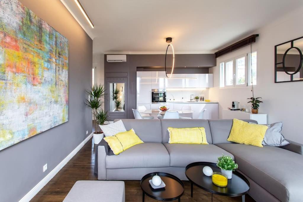 #24 Marie-Claire Suite Sea View/Balcony/Ac/5Min Port Villefranche-sur-Mer Exterior foto
